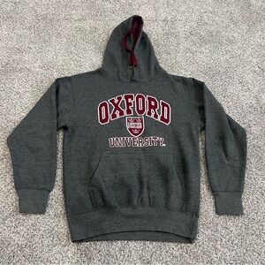 Vtg Oxford University Hoodie Logo Jumper Sweater England 90s Y2K Women’s Size XS
